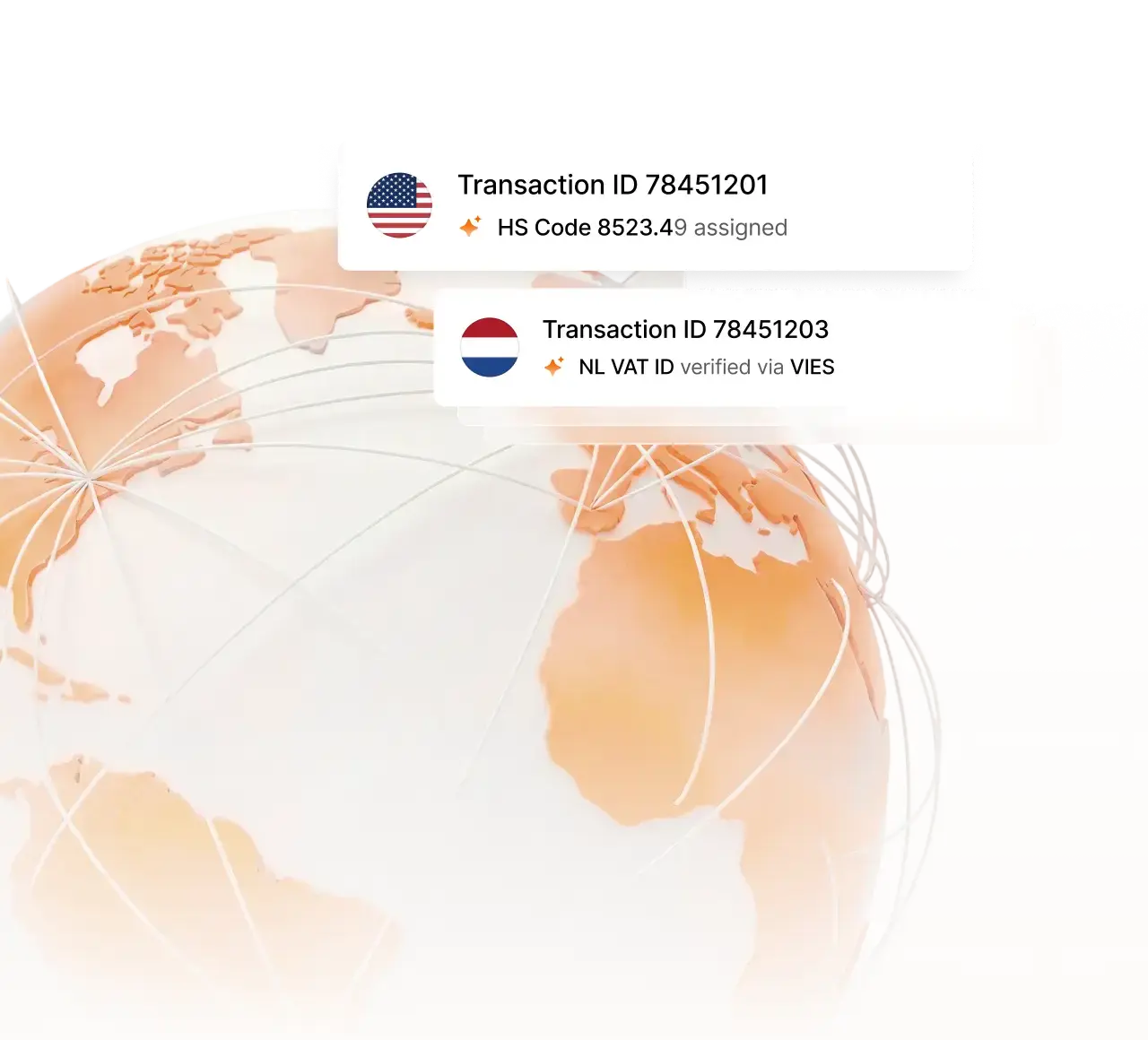Global payments and tax compliance visualization